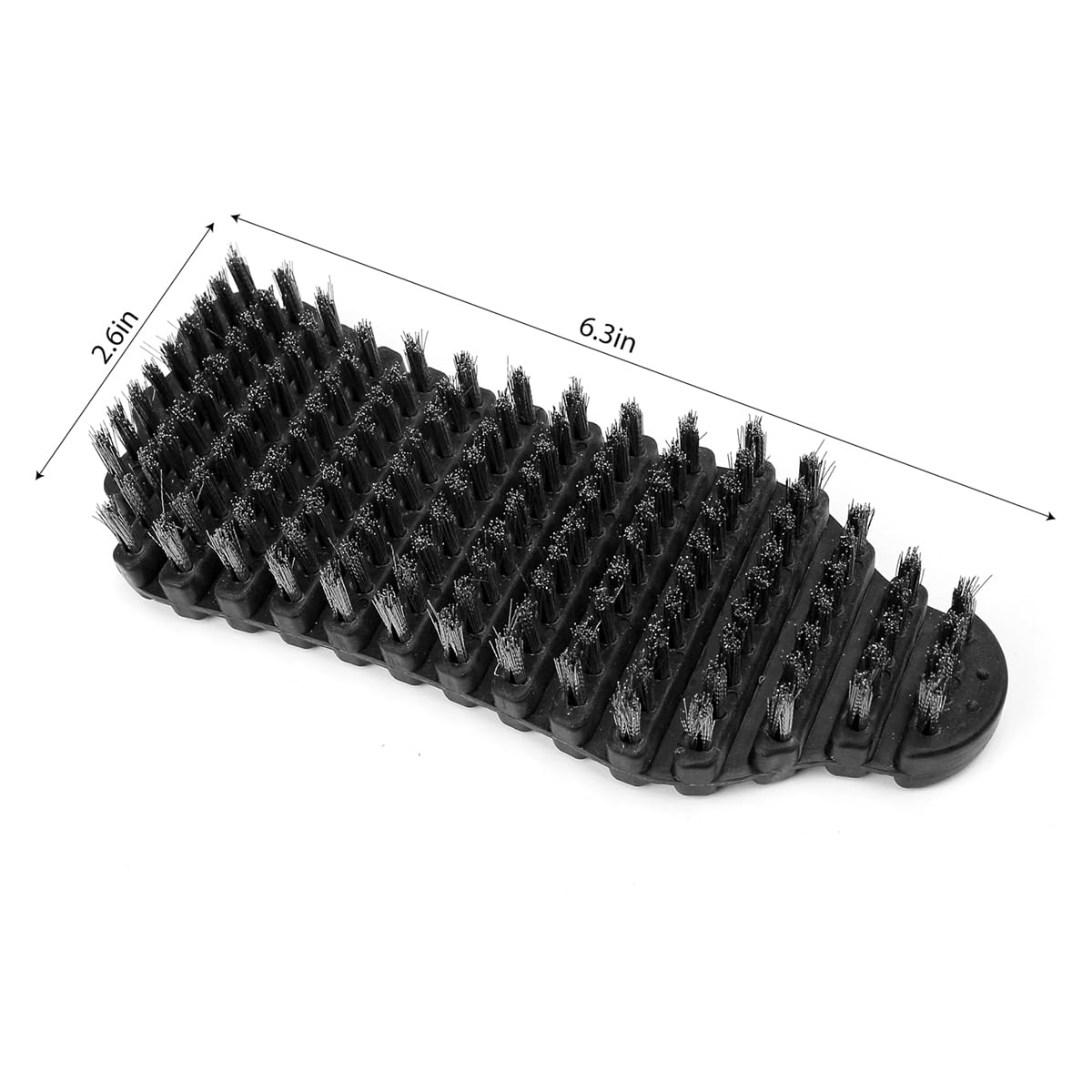 Namvo Cepillo Limpiador de Barras para Entrenamiento de Fuerza, removedor de óxido y Tiza, cerdas de Acero moleteadas, Kit de Limpieza Potente
