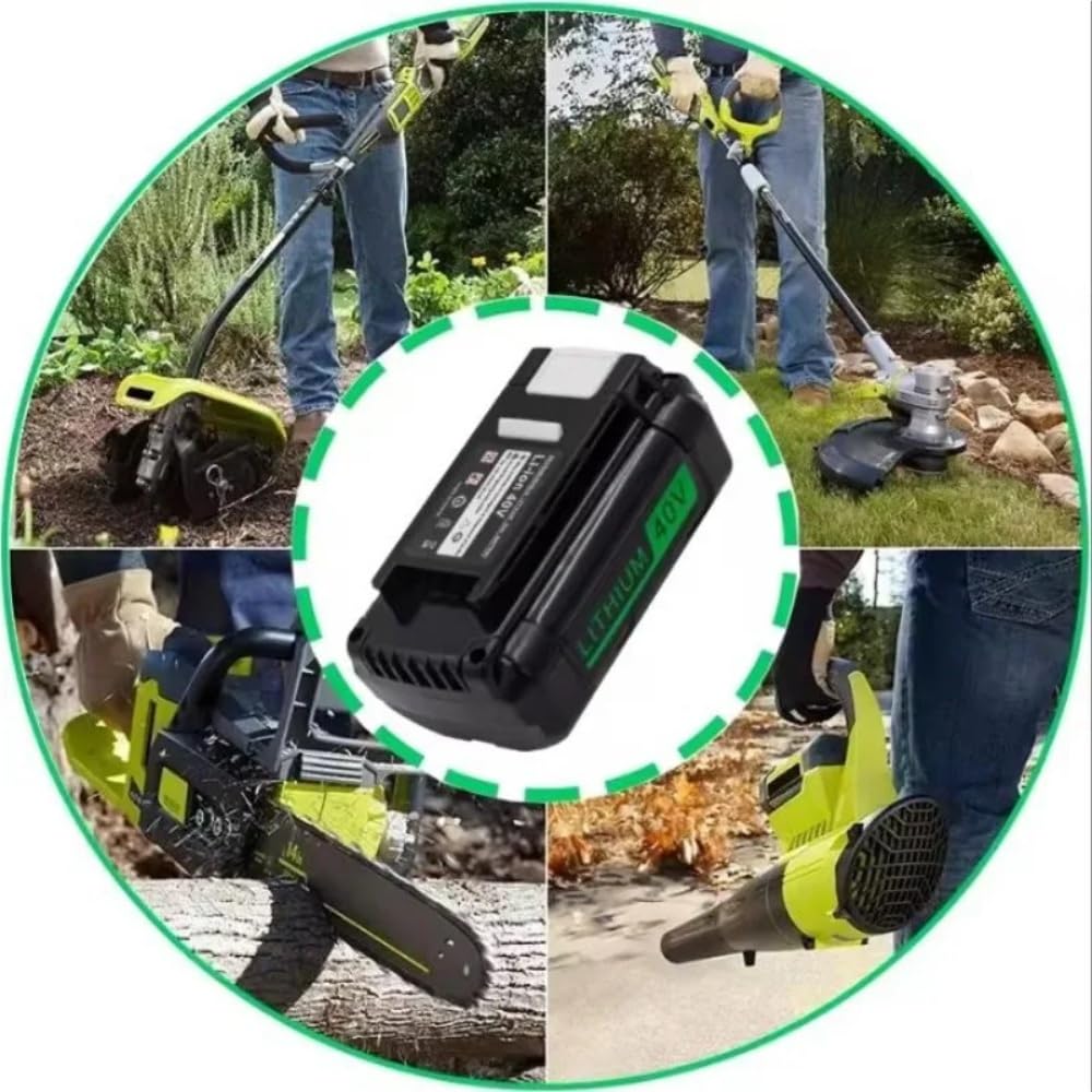 Akumulator Do Narzędzi 40 V 9000 MAh Akumulator Do Ładowania - Kompatybilny Z Ryobi Op4050 Op40401 Ry40200 Op4050a Ry40400 Ry40502