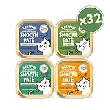 Lily's Kitchen Natürliches, zartes Pasteten-Nassfutter für ausgewachsene Katzen, Schalen, getreidefreie Rezepte, verschiedene Sorten (32 x 85g schalen)