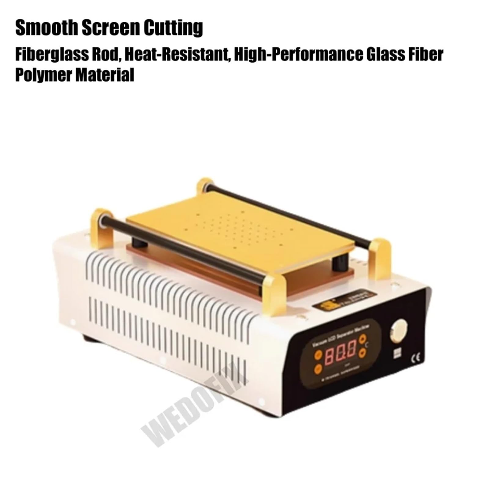 Séparateur d'écran LCD, Séparateur d'écran de téléphone professionnel 3 en 1 avec aspirateur intégré, machine de retrait de cadre LCD for la rénovation de l'écran des bords du téléphone(A)
