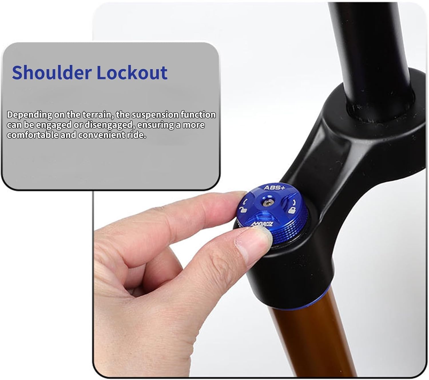 MTB Air Suspension Fork 26/27.5/29in Travel 140mm 1-1/8" Straight/Tapered Mountain Bike Fork Rebound Adjust Boost Thru Axle 15x110mm Manual Lockout