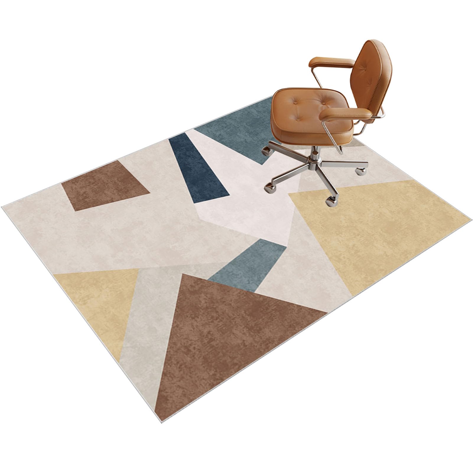 Lzrexnvofxg 01388A Heavy Duty Office Chair Mats For Carpeted And Hardwood Floor 90 X 120 Cm Gaming Chair Mat Floor Protector Mat Anti-Slip Floor Mat For Office Chair Carpet Protector Chair Mat For Home And Office