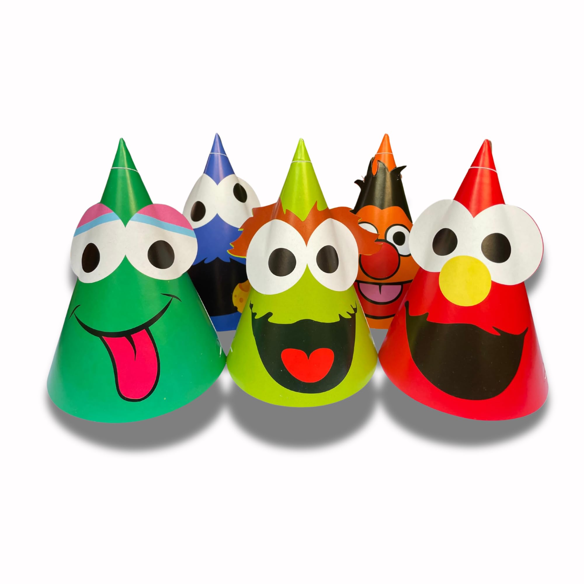 Funny Eye Pop-Out Birthday Party Caps Pack of 10 – Hilarious and Durable Caps for Kids and Adults, Ideal for Lively Celebrations