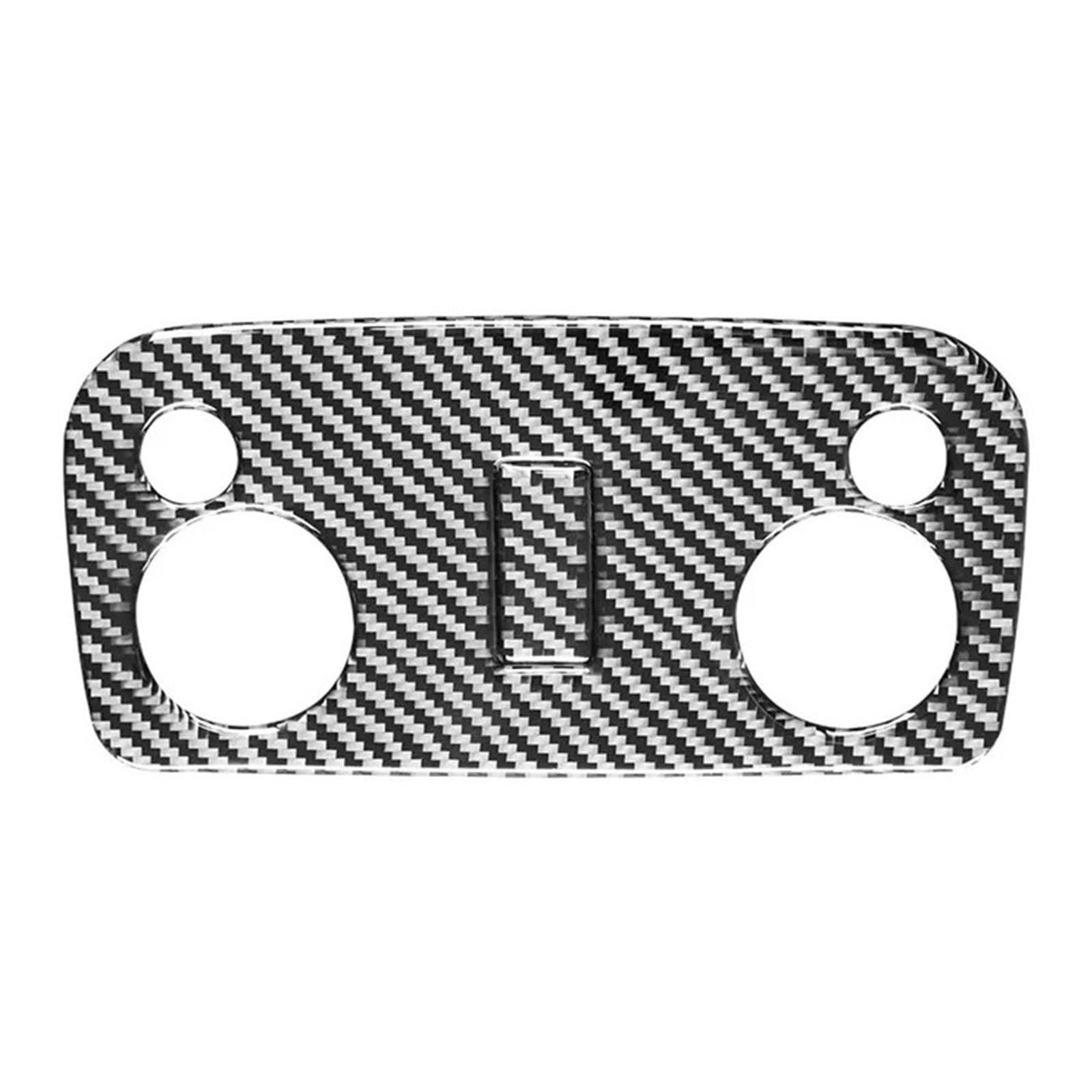 THXZINGLWG Compatible for Mustang Accessories 2005-2009 S197 GT Carbon Fiber Interior Car Reading Light Control Panel Trim Stickers Cover Frame(TYPE5)