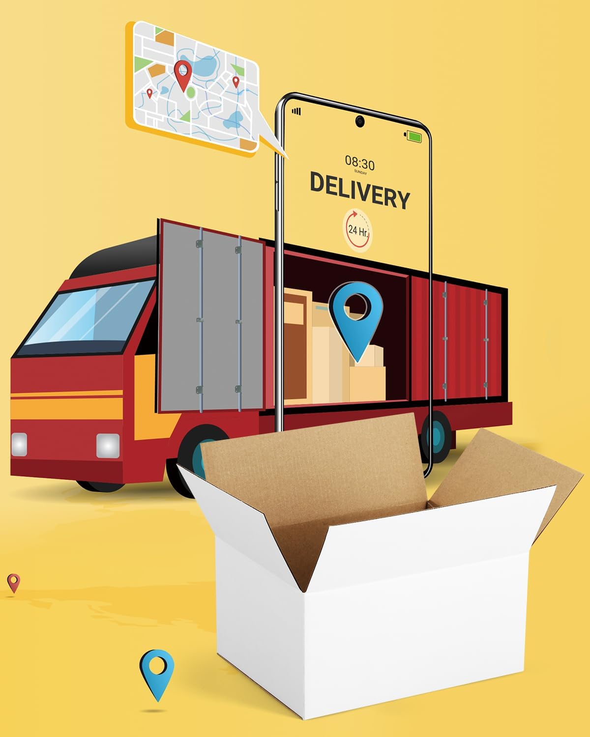 Assorted-Sizes-Shipping-Boxes-45-Pack: 8x6x6 & 10x7x5 & 11x6x6 Small-Shipping-Boxes-Mailers, White Corrugated-Cardboard-Boxes-for-Packing-Small-Business Mailing
