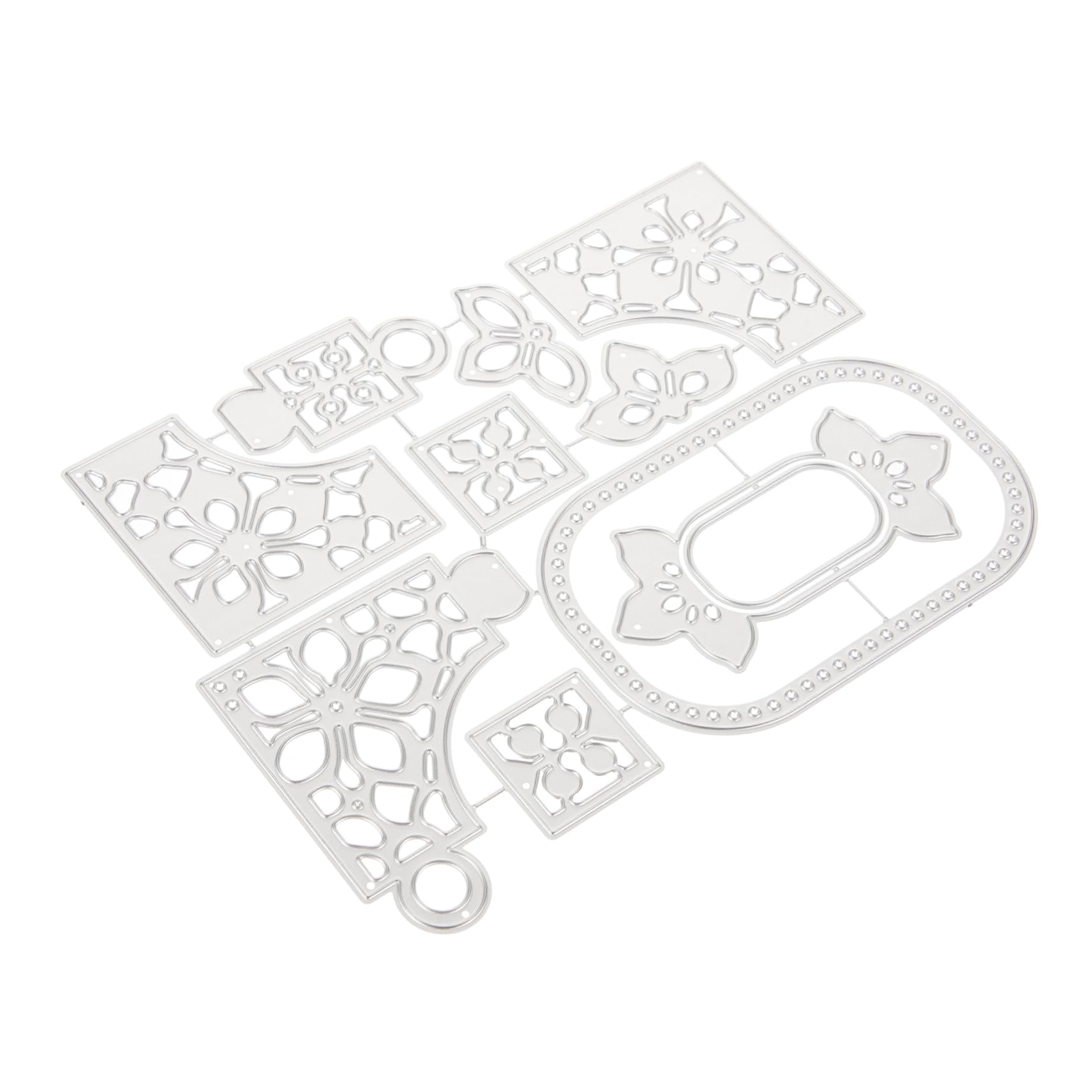 Operitacx 5 Piezas de Diy de para Scrapbooking y Decoración de Tarjetas Plantilla Metalizada para Manualidades y Álbumes para Proyectos