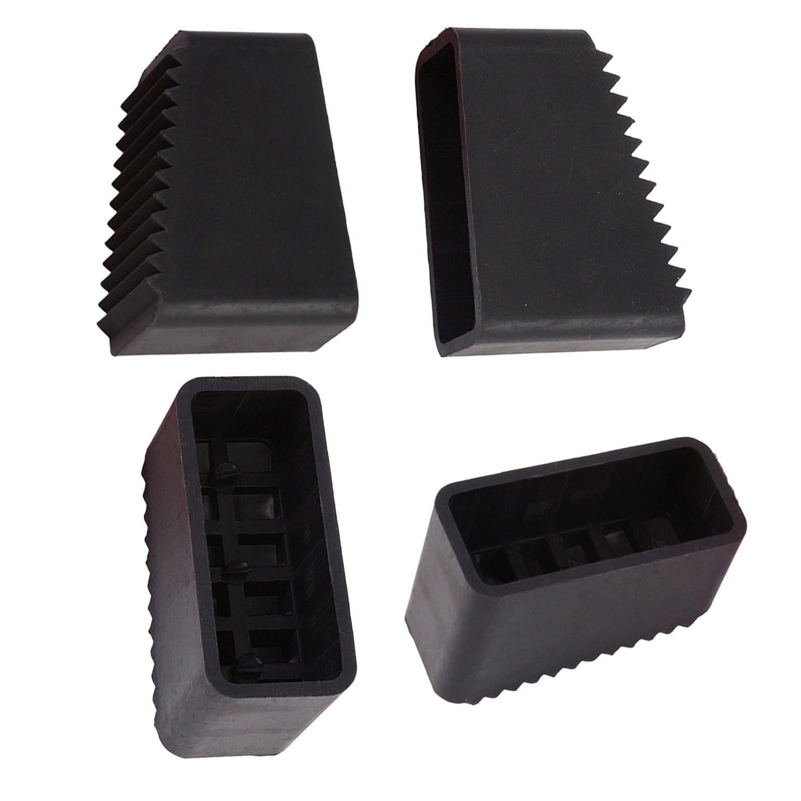 4Pcs Rubber Ladder Feet Cover Replacement Nonslip Insulating Foot Pad Protector Rubber Pad