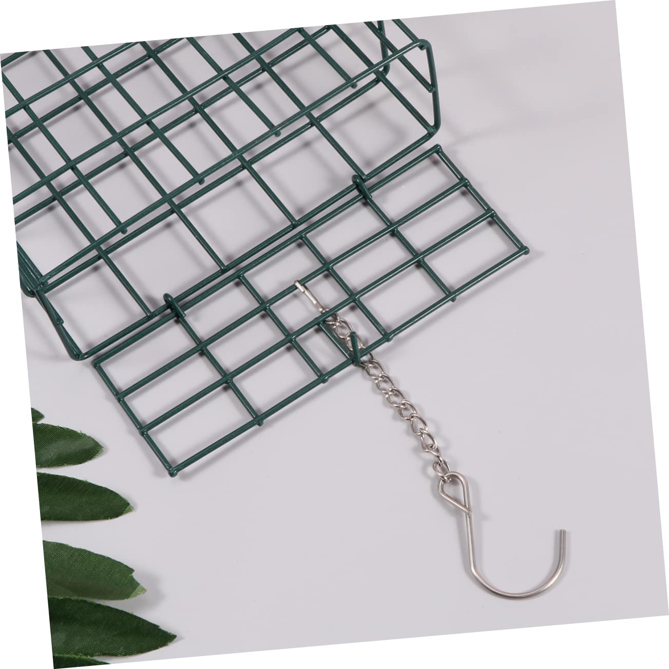 SUPVOX 4piezas Comedero para Pájaros Diseño Cuadrado para Jardines y Balcones Alimentador Práctico y Decorativo para Atraer Aves Casa