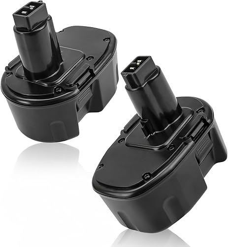 Paquete de 2 baterías de repuesto actualizadas de 3.6Ah DC9091 compatibles con Dewalt 14.4 V, Ni-MH XRP DW9091 DW9094 DE9031 DE9038 DE9091 DE9092