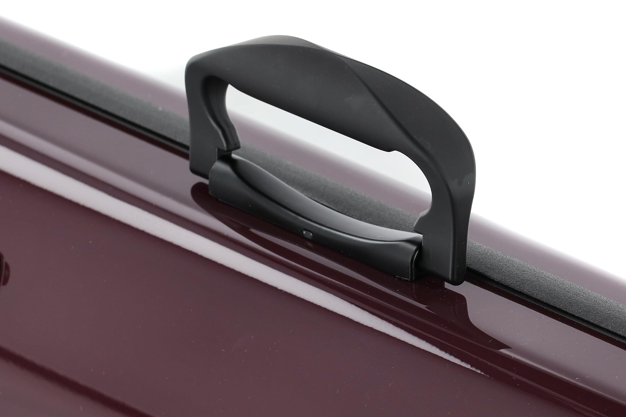 GEWA Violinkoffer AIR 2.1 - Made in Germany - violett hochglanz - Thermoplast-Schale - Leicht und bruchsicher - Zahlenschloss - Zubehörtasche/Notentasche - Rucksackriemen - mit Seitengriff