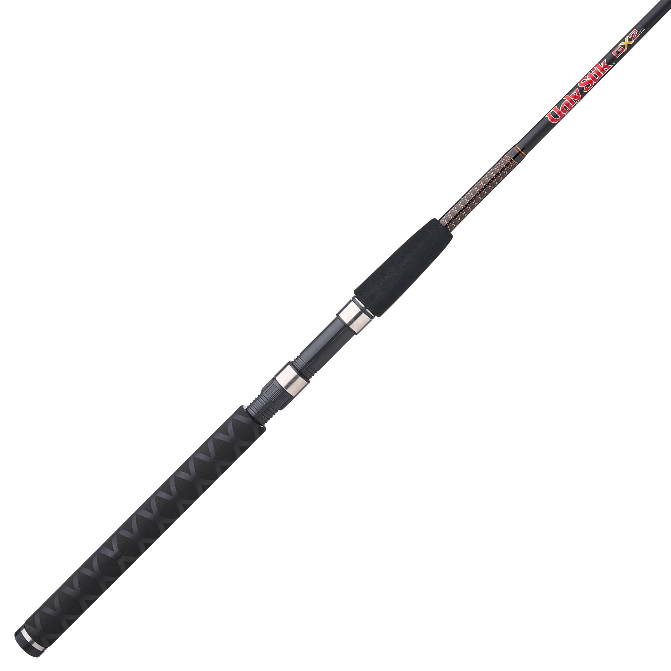 Ugly Stik6β6β GX2 Spinning Rod, Three Piece Spinning Rod, 6-15lb Line Rating, Medium Rod Power, Moderate Fast Action, 1/8-5/8 oz. Lure Rating