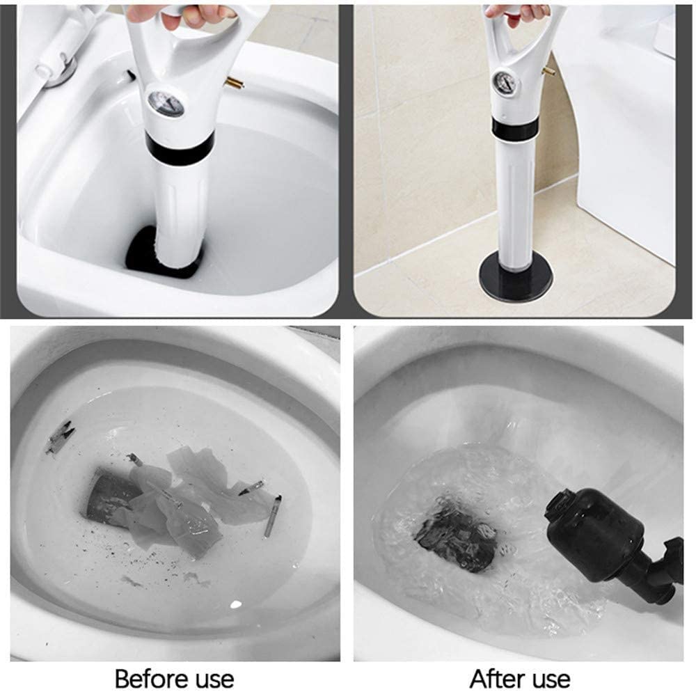 Pistola de drenaje neumática manual, desatascador de aire de alta presión para tuberías de cocina y baño, eficiente eliminador de obstrucciones
