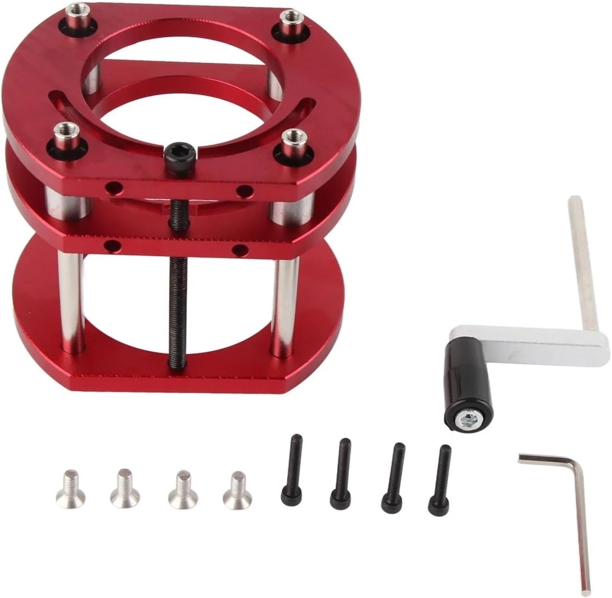 4 Jaw Clamping Router Table Lifting System Base Router Table Base Router Base Aluminum Alloy Stainless Steel Tools