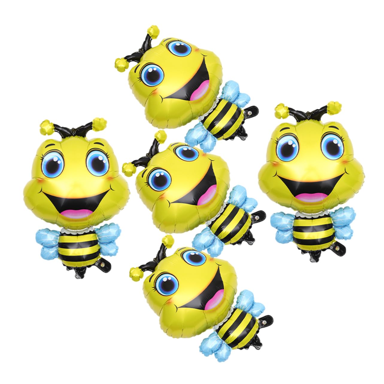 ifundom 25piezas Globos De Abeja Grande De Metalizado De Animales Para Decoración De Fiestas y Cumpleaños Tema De Insectos Adorables y Resistentes