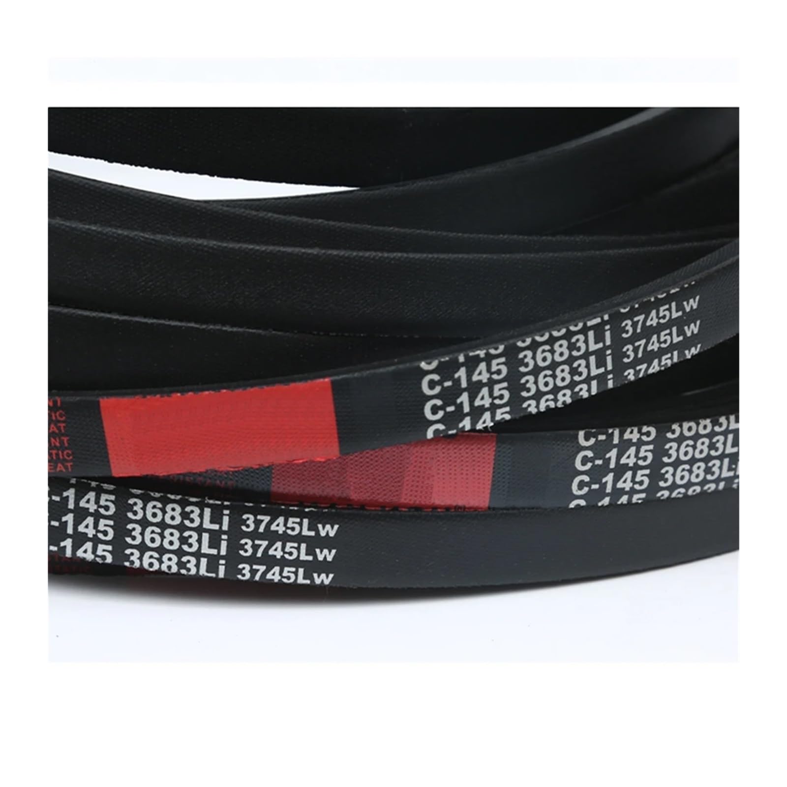 Cinghia trapezoidale in gomma tipo C, cinghia trasportatrice for trasmissione di potenza 1930-2718 mm 1 pezzo(Li 1950mm)