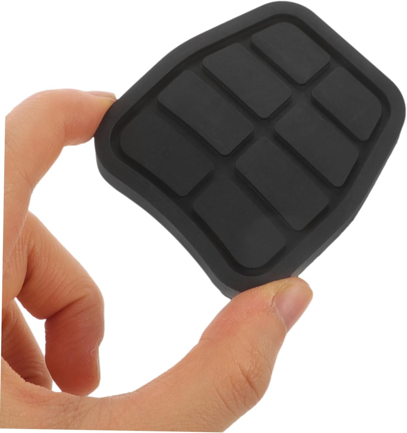 OUNONA Car Brake Pad Throttle Protective Cover Non-Slip Pedal Pad Pair Rubber for Auto