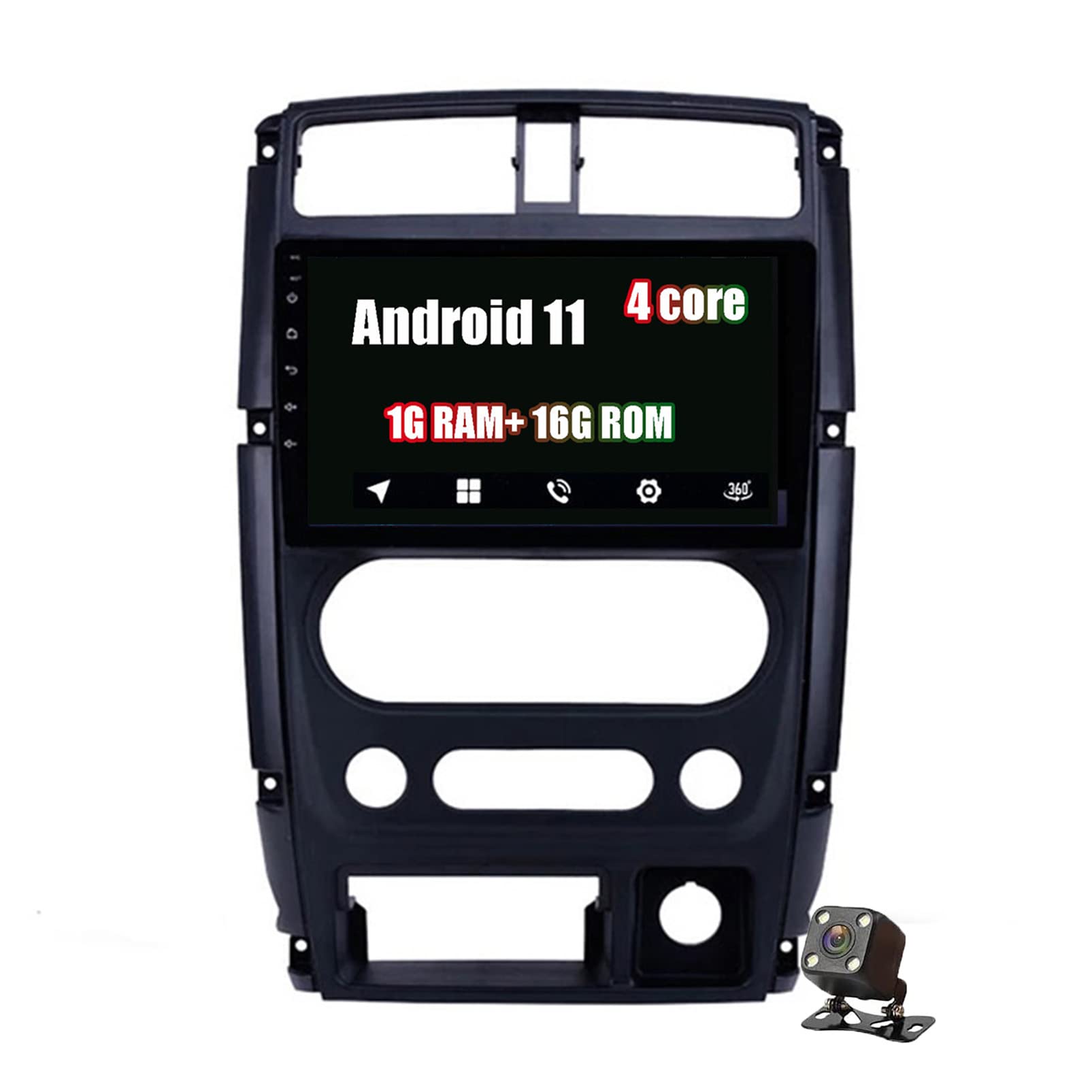 Navegación GPS para Suzuki Jimny con control al volante y pantalla táctil