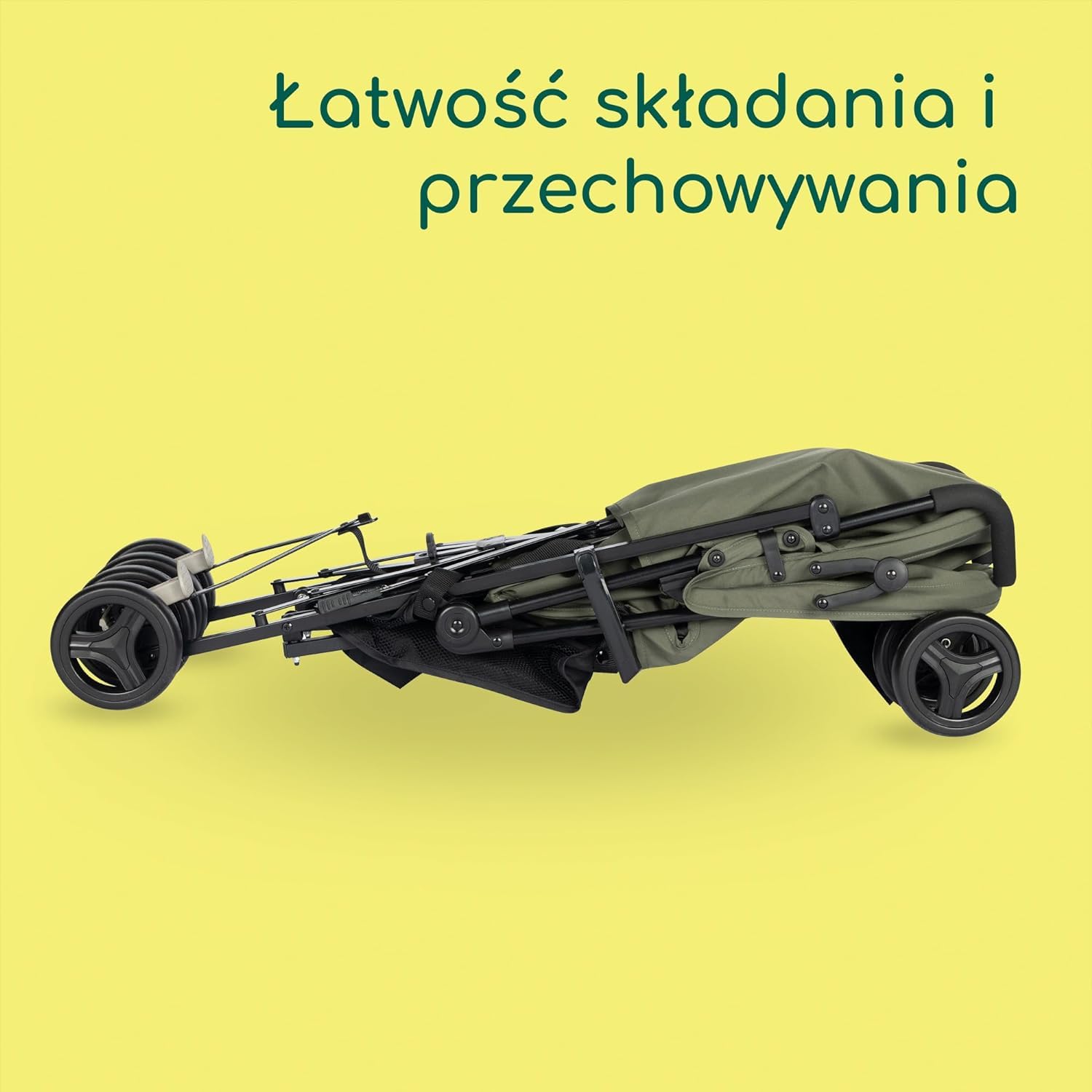 Bebeconfort Rainbow, Wózek, Kompaktowy i Zwrotny, od 6 miesięcy do 4 lat, do 22 kg, Mineral Green (Zielony)