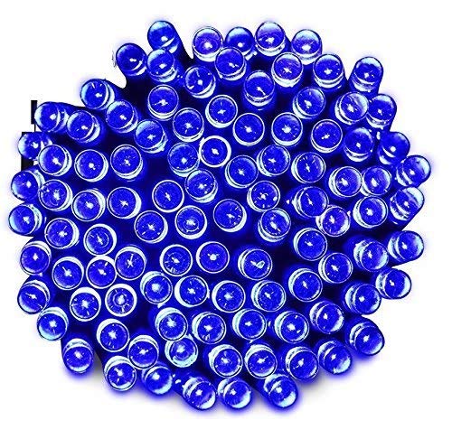 Guirlande LED Diwali Risecollection 13m bleue multicolore pour déco cuisine