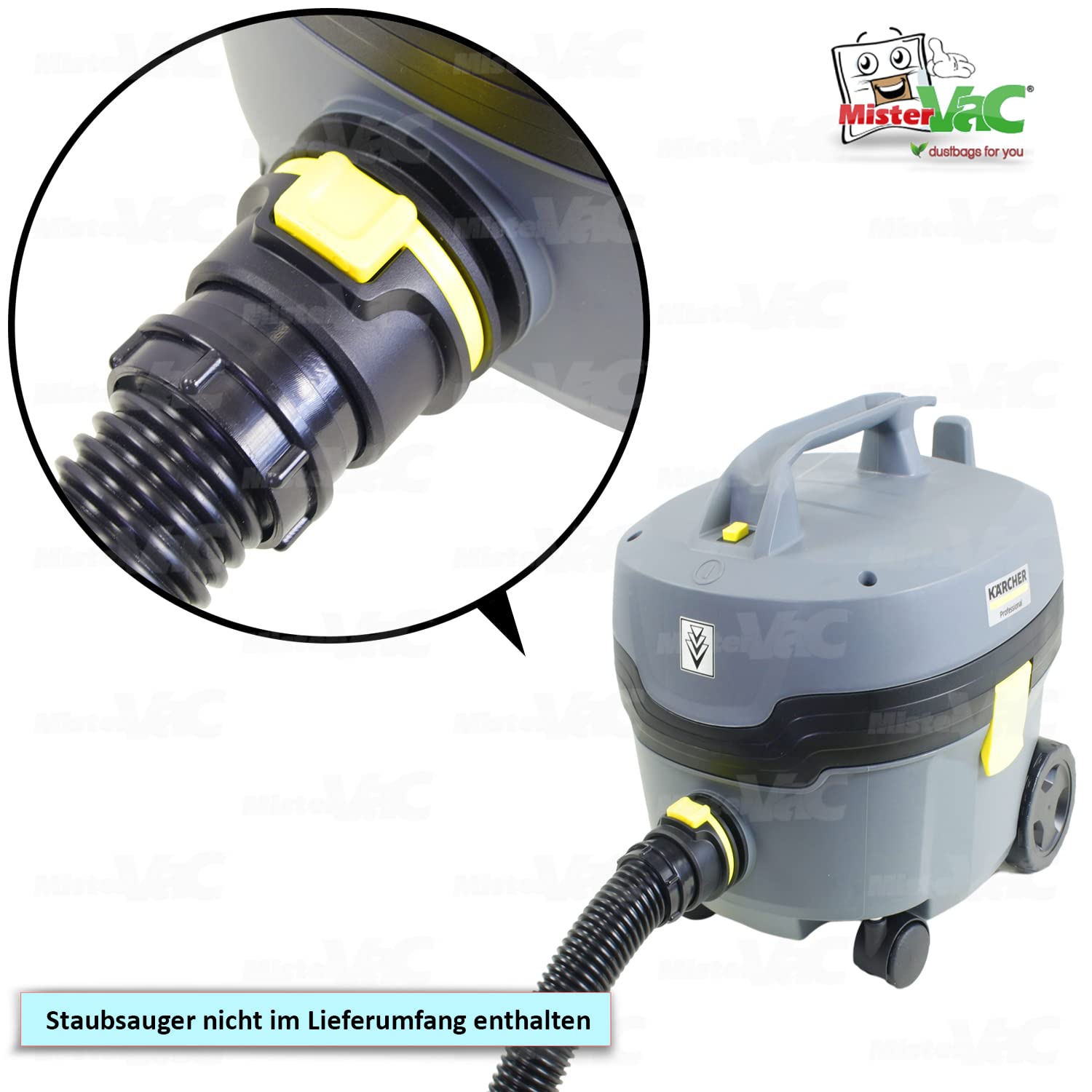 Staubsaugerschlauch Ersatz Für Kärcher T10/01 - 1,9m Mit Handgriff