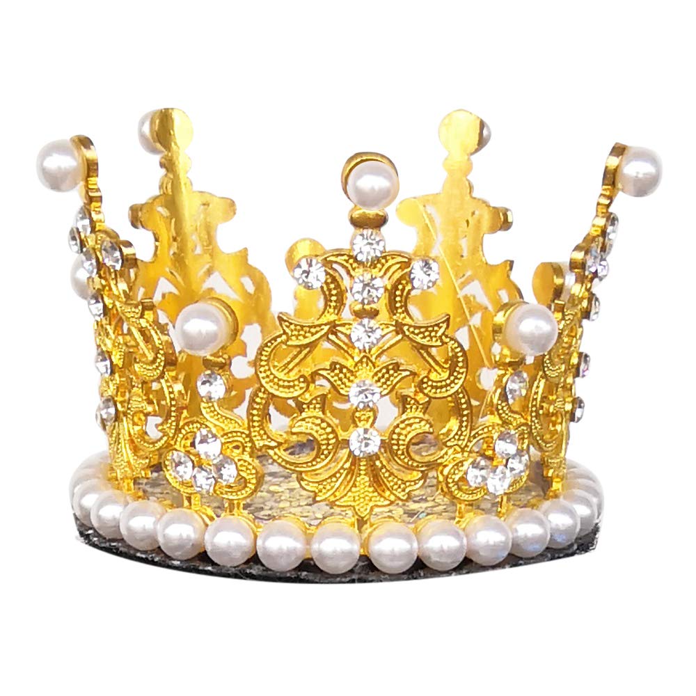 3T-SISTER Cute Crown Crystal Crown for Ski Helmet Reusable Design (Helmet not Included)