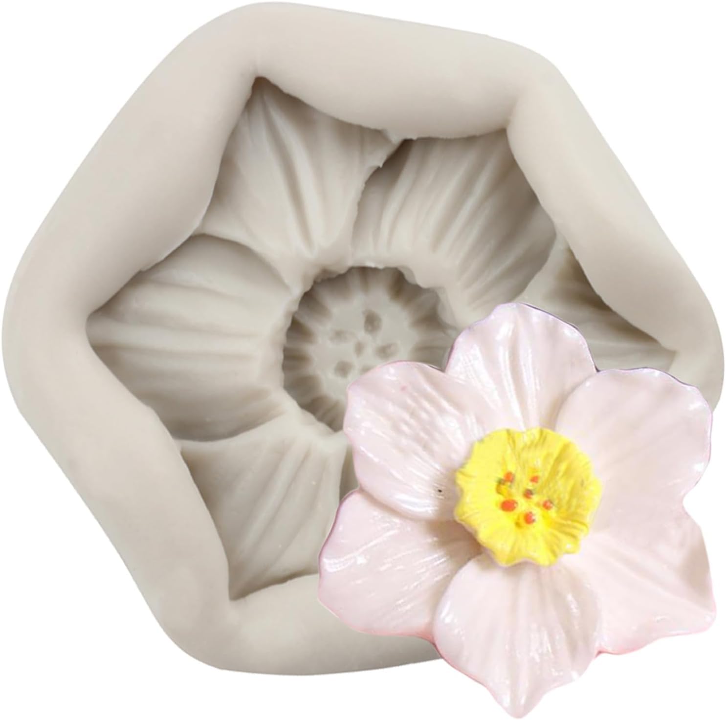 Skytail Flower Moulds Candle Making Molds for DIY Scented Candle Wax Waxmelts Aromatherapy Epoxy Resin Crafts Home Decor Gifts Keychain Handmade Soap Bath Bombs Clay Chocolate Fondant Cake Molds-image-40