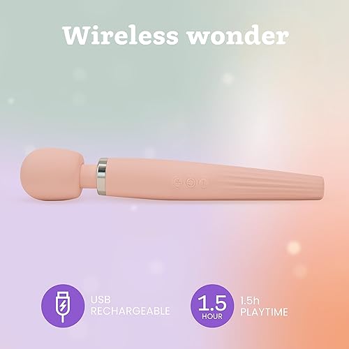 Miniatura 48 de Barra masajeadora Six Nine personal, recargable, inalámbrica, con 20 patrones de vibración, 8 velocidades, incluye bolsa de viaje