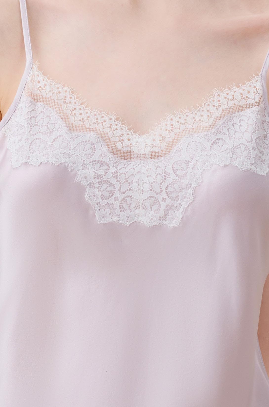 Bata de seda de morera, conjunto de bata de encaje de seda y bata en lavanda de manga larga para mujer