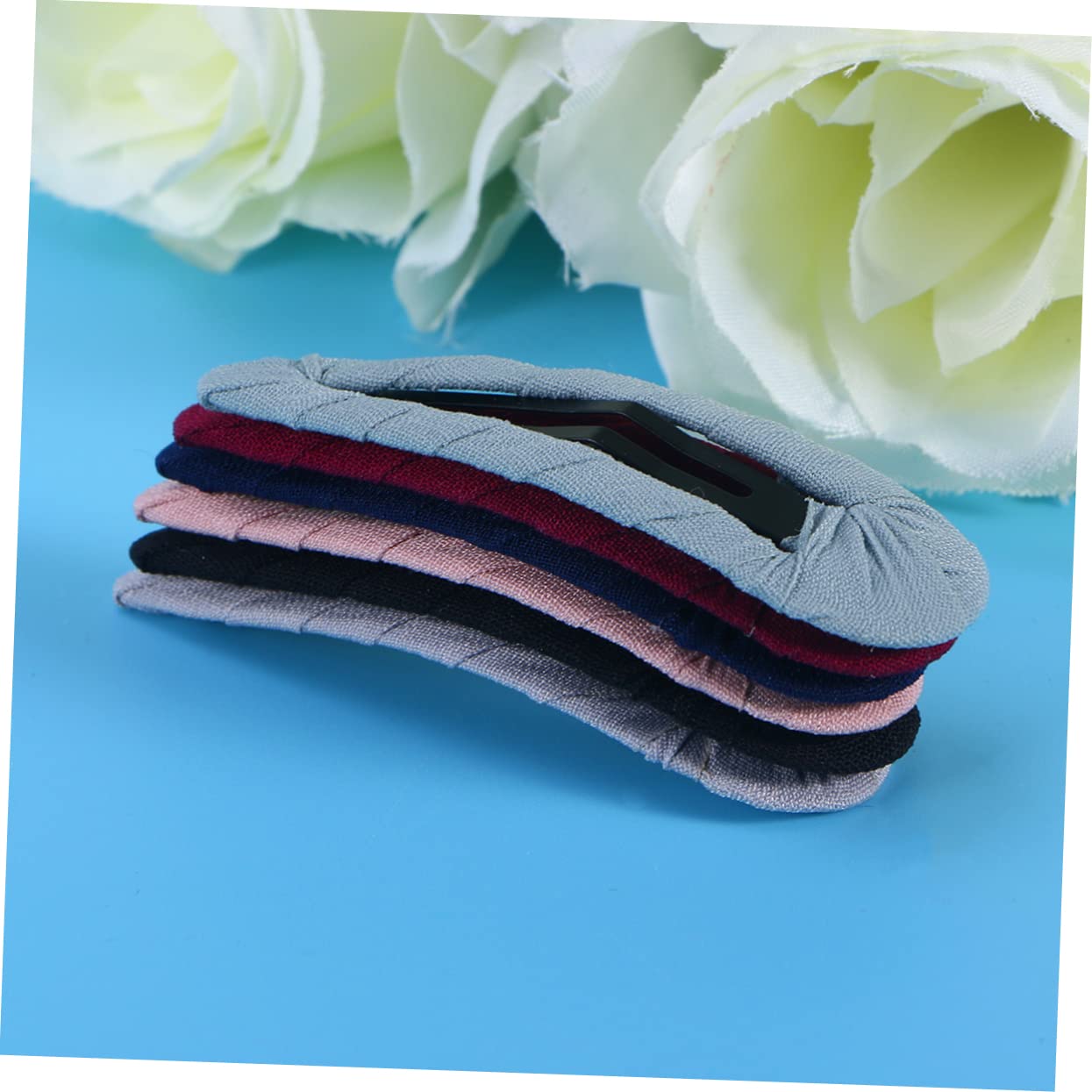 Fashion Vintage Metal Barrettes for Women 10pcs Handmade Wrapped Cloth Hairpins Bobby Pins for Women Girls