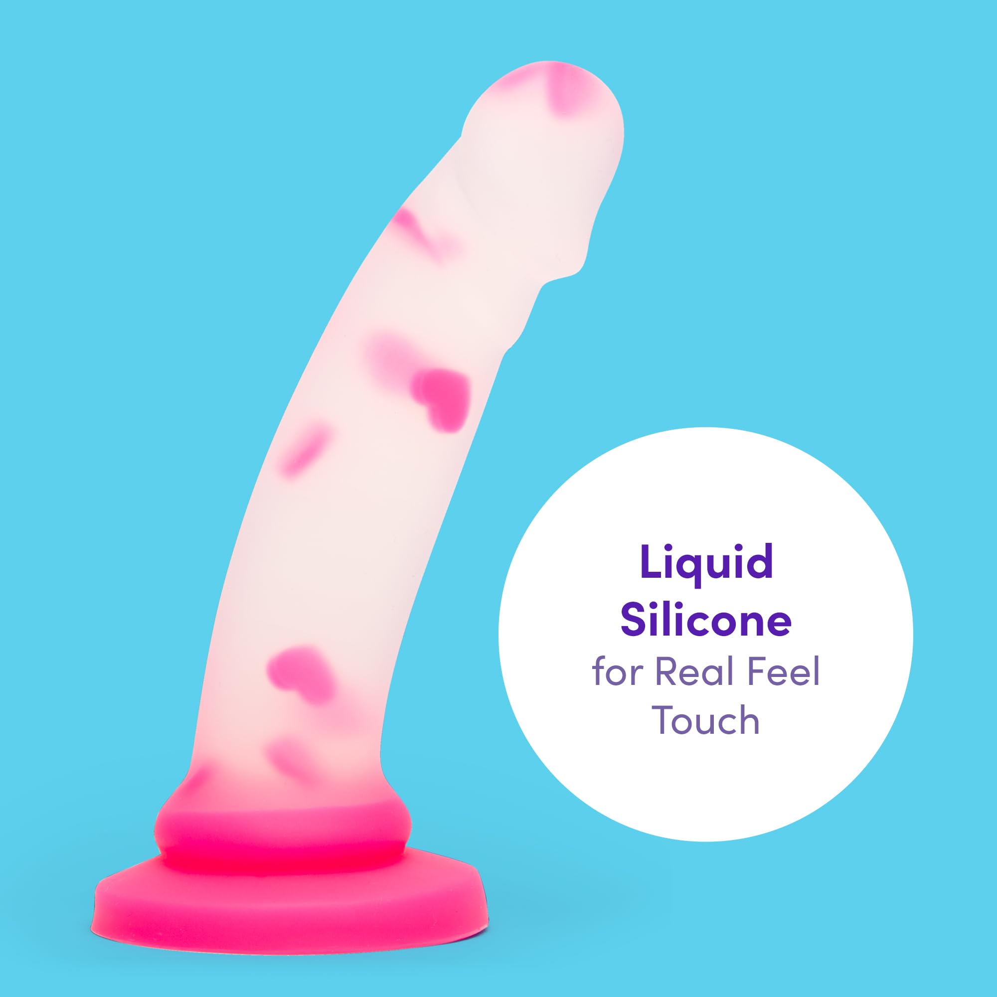 Amazon.com: Lovehoney Heart Realistic 8 Inch Dildo and Enjoy Water Based  Lube 8.5 fl oz - Female Sex Toys Bundle : Health & Household