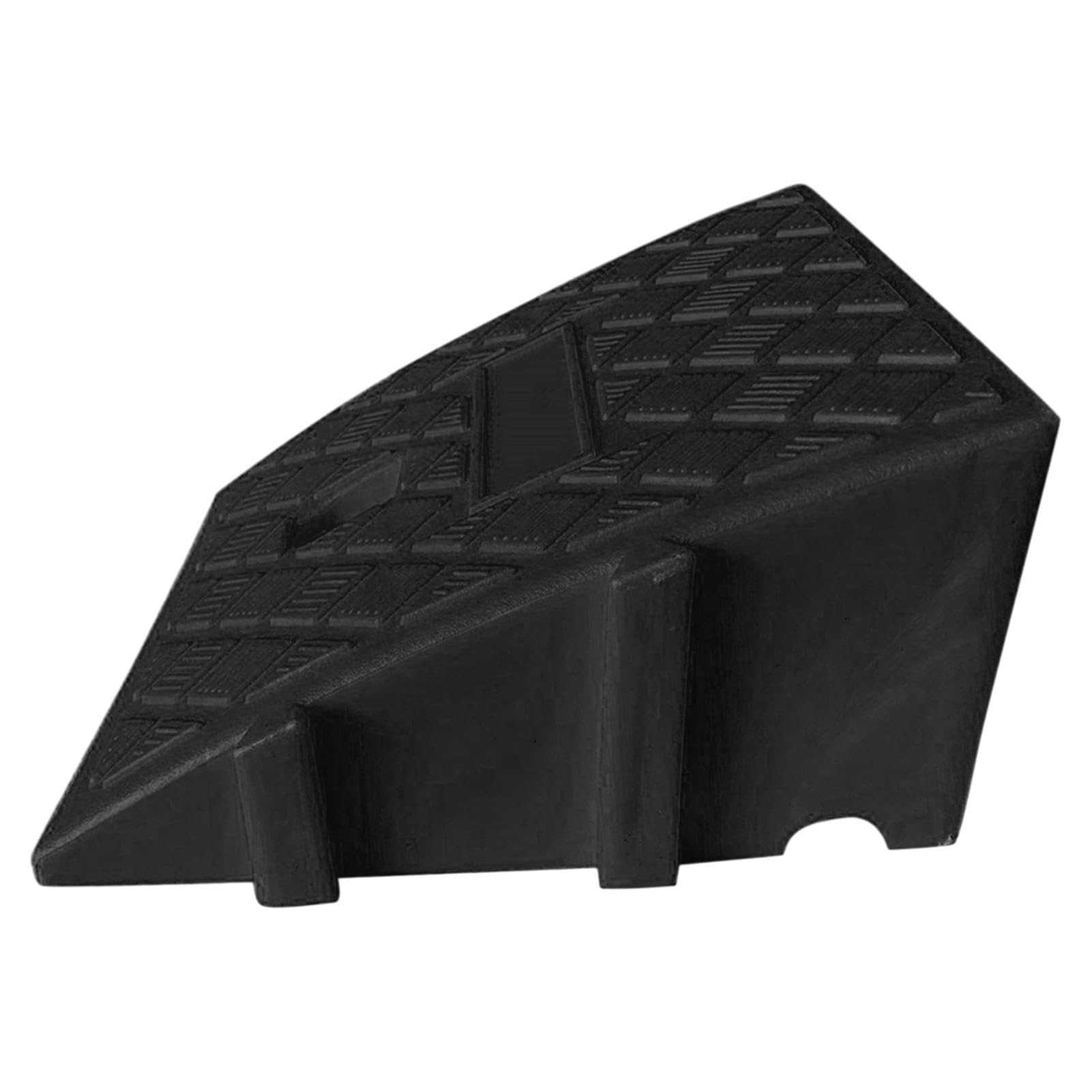 2 Piezas Rampas de Bordillo 13 cm Alto, Portátil Rampa de Acceso para Coche, Antideslizante Rampa de Umbral para Puerta de Silla de Ruedas Coche Moto Scooter Bicicleta Andador Aceras Garajes