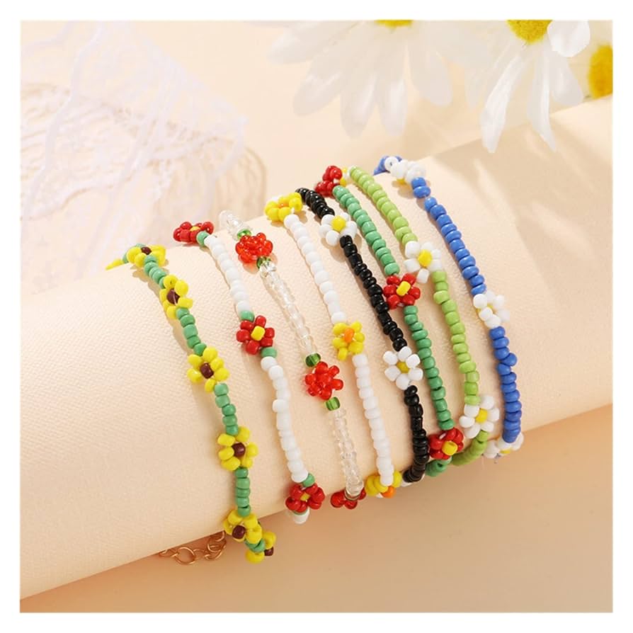 lliang Bracelet New Korean Cute Flowers Daisy Bracelets