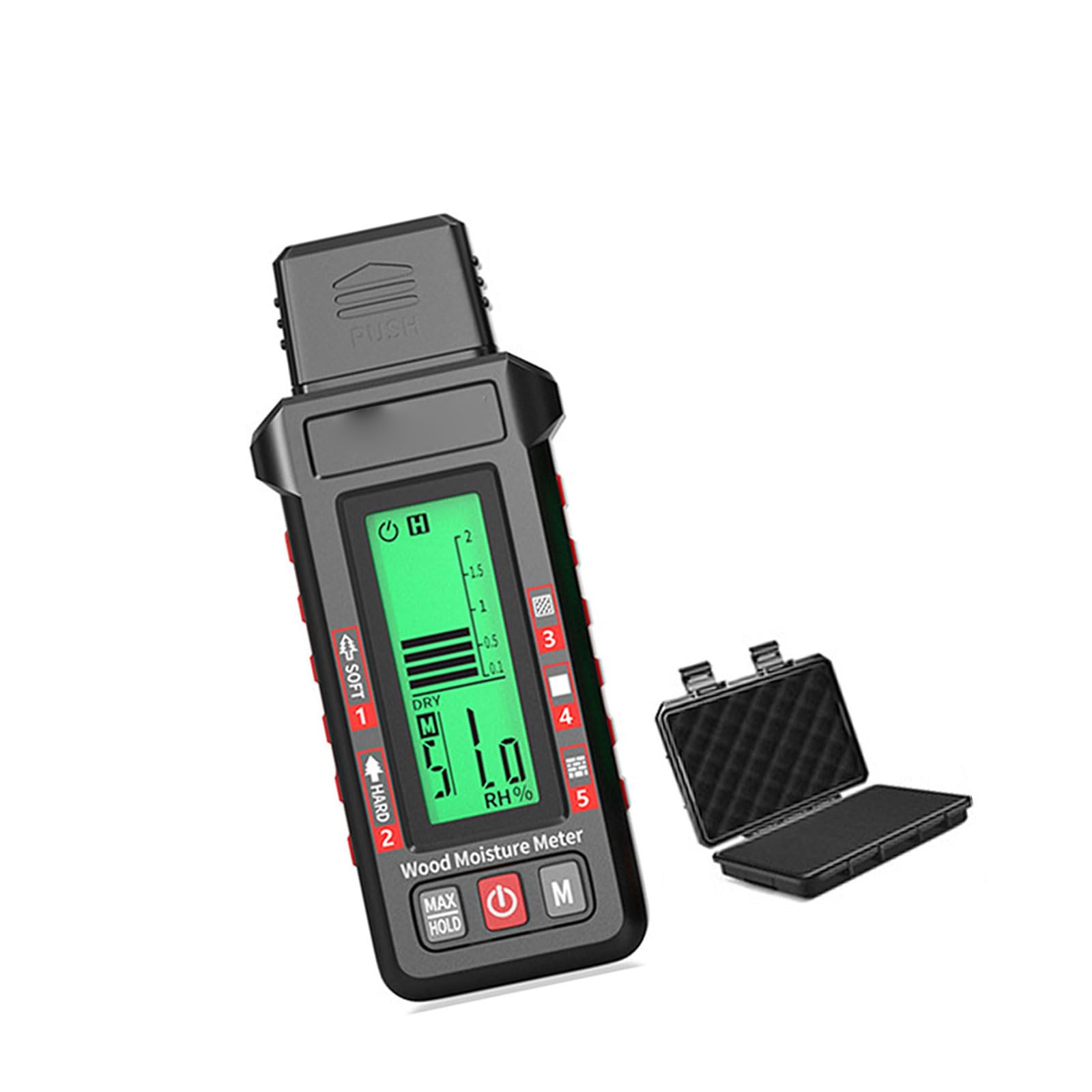 Analyzers for Timbers and Concrete Featuring Lightweight Design and Easy Operate Professional Tester Wood Moistures Meter Wood Water Content Measure