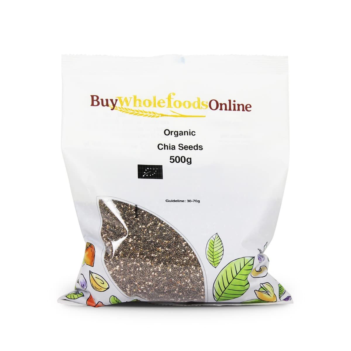 Organic Chia Seeds 500g (BWFO)