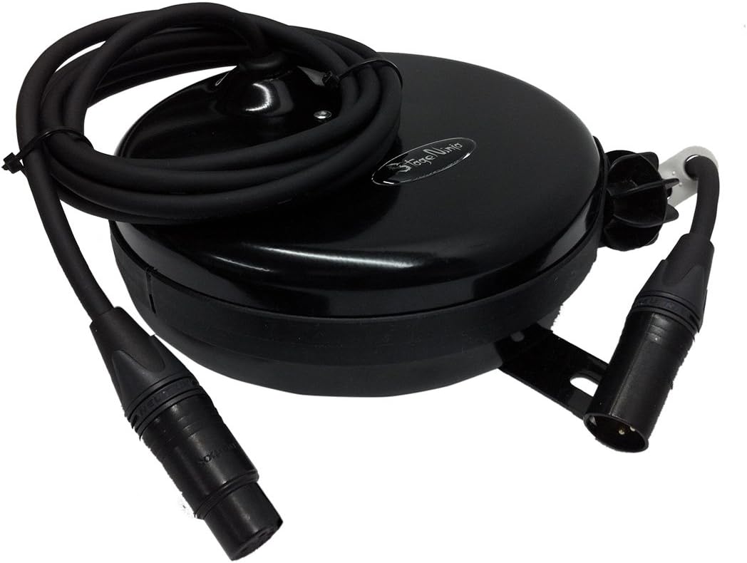 XLR-25-D 25-Feet Male Retractable Microphone Cable Reel