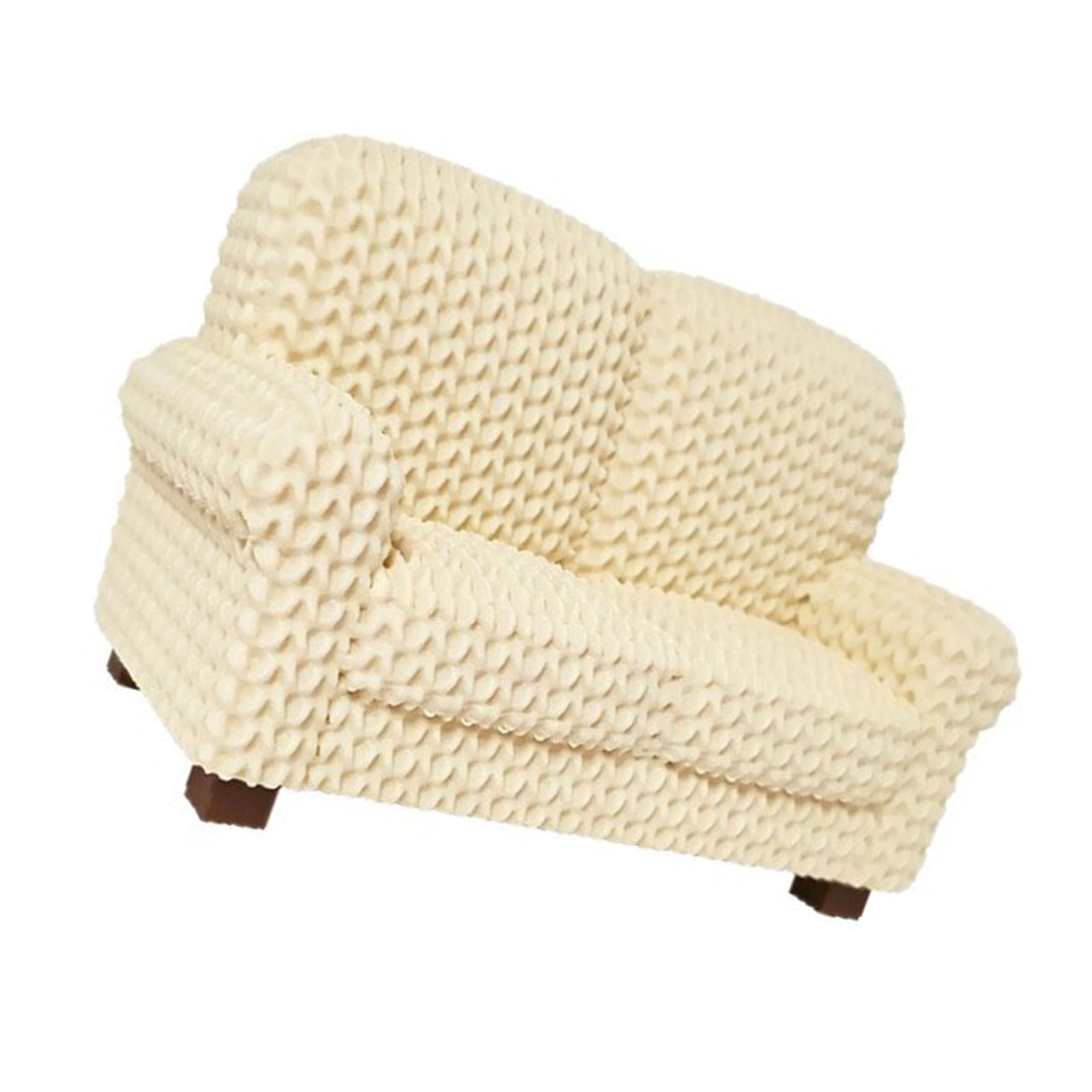Limtula Tabletop Living Couch for Doll House Rooms, SMALL