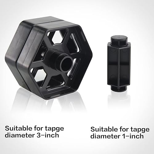 Miniatura 9 de Dispensador de cinta adhesiva con empaque verde ZHAJIANG con ranura para compartimento y núcleos de doble rollo de 1" y 3", dispensador de cinta