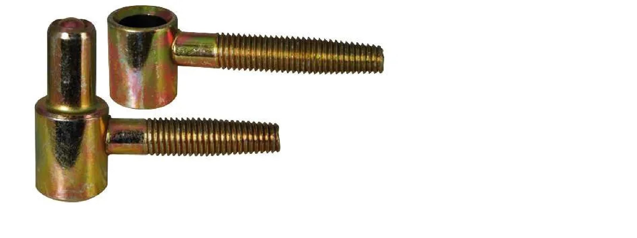 Cime Fiche à Visser mâle et Femelle, diamètre de perçage 7mm H42xD16mm - 2 pièces