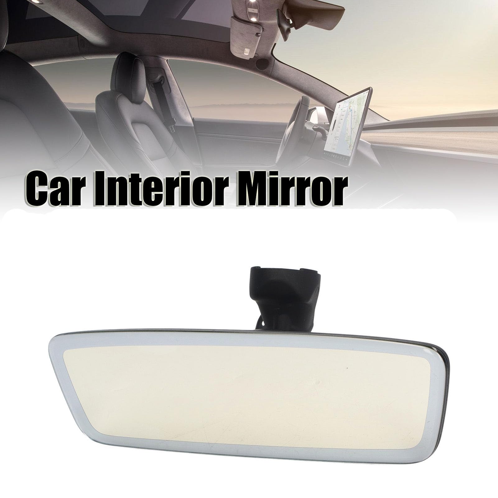 Acouto Specchio Posteriore Interno dell'Auto 1119904 01 C Sostituzione Angolare Larga Trasparente per Specchio Posteriore Interno per Interni per Auto 2017-2021 11