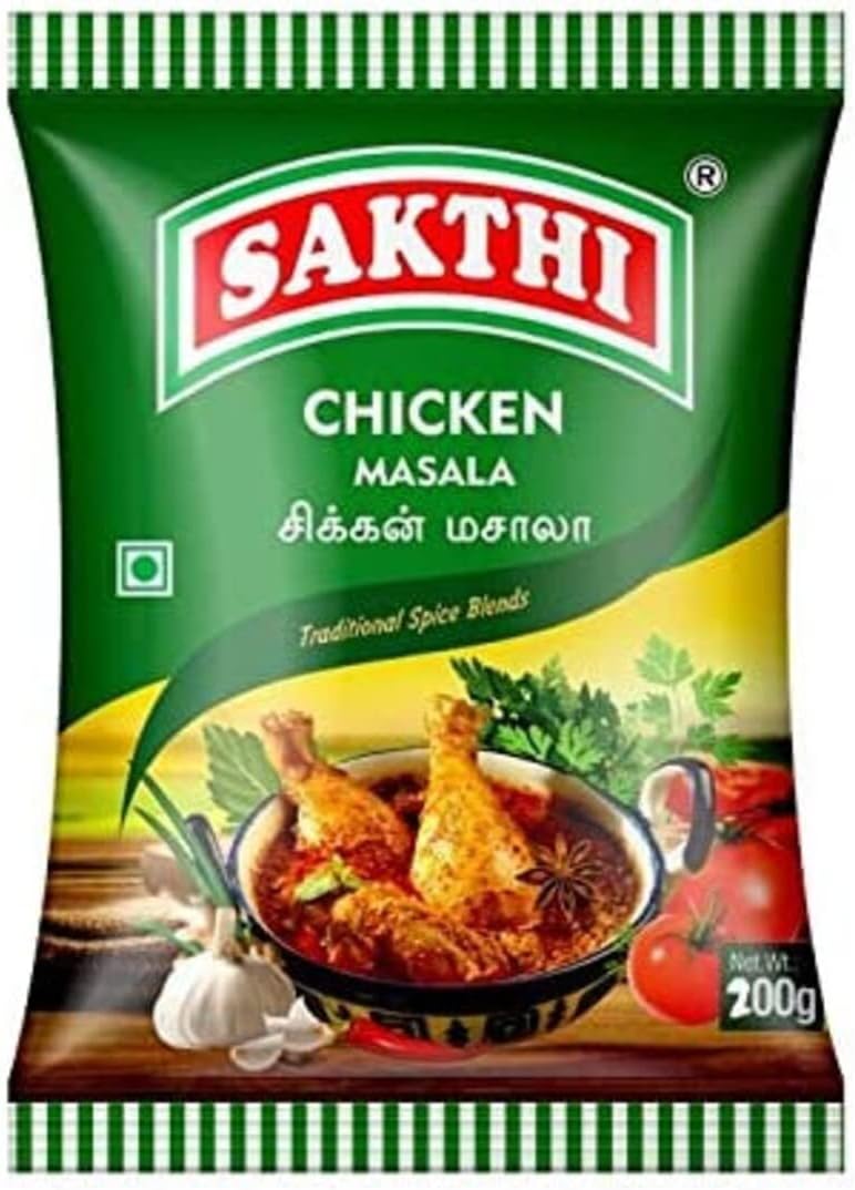 Indian Spice, Sakthi Chicken Masala - 7oz., 200g by Sakthi