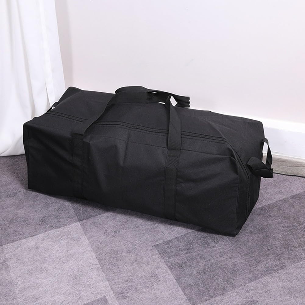 Sac de rangement extérieur en PVC Oxford 600D avec poignée imperméable pour équipement de camping, pêche, mobilier de jardin (80 x 30 x 26 cm)
