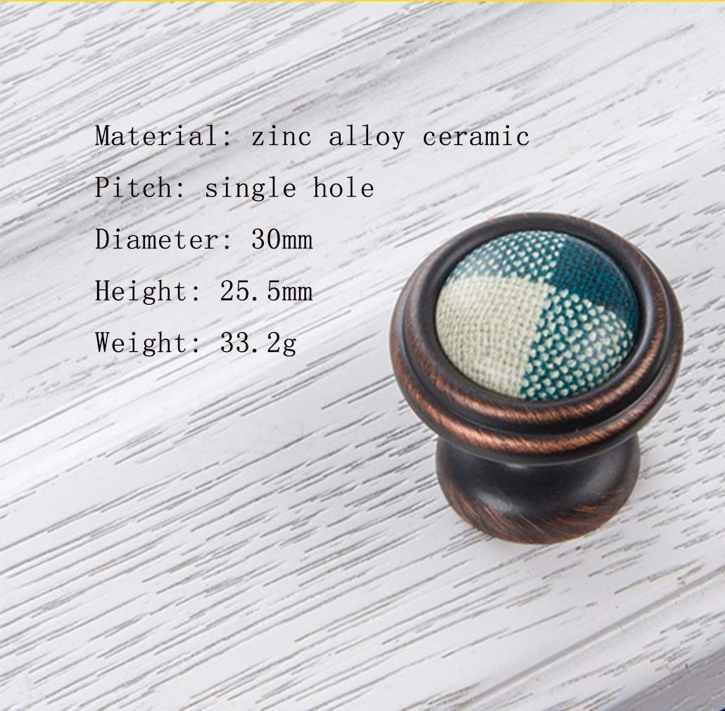 Uchwyty i gałki meblowe Nowoczesna szuflada szafki Ceramiczny uchwyt Drzwi Szafa Szuflada szafki Sypialnia Stop cynku (pojedyncza)