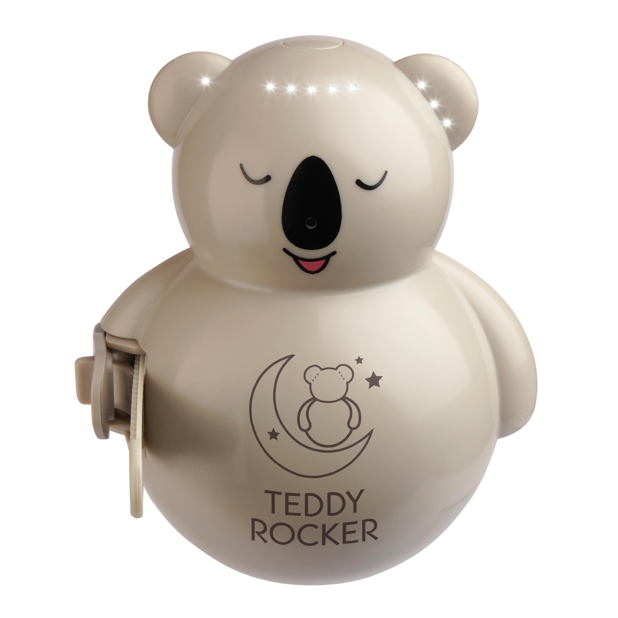 Baby Rocker, Mecedora Automática para Cochecito o Cuna, Bebés hasta 3 años, Portátil, Sensor de Llanto, 5 Velocidades, Temporizador, Batería Recargable USB