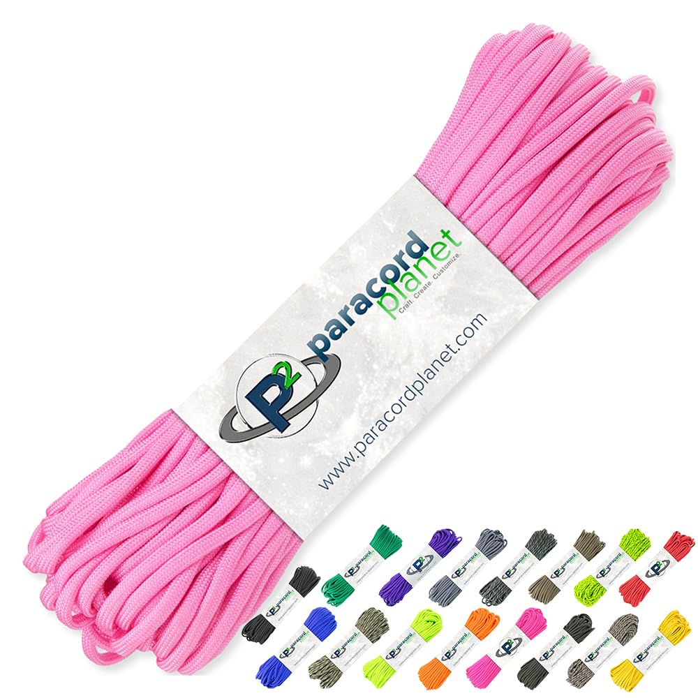 PARACORD PLANET 100' Hanks Parachute 550 Cord Type III 7 Strand Paracord Top 40 Most Popular Colors