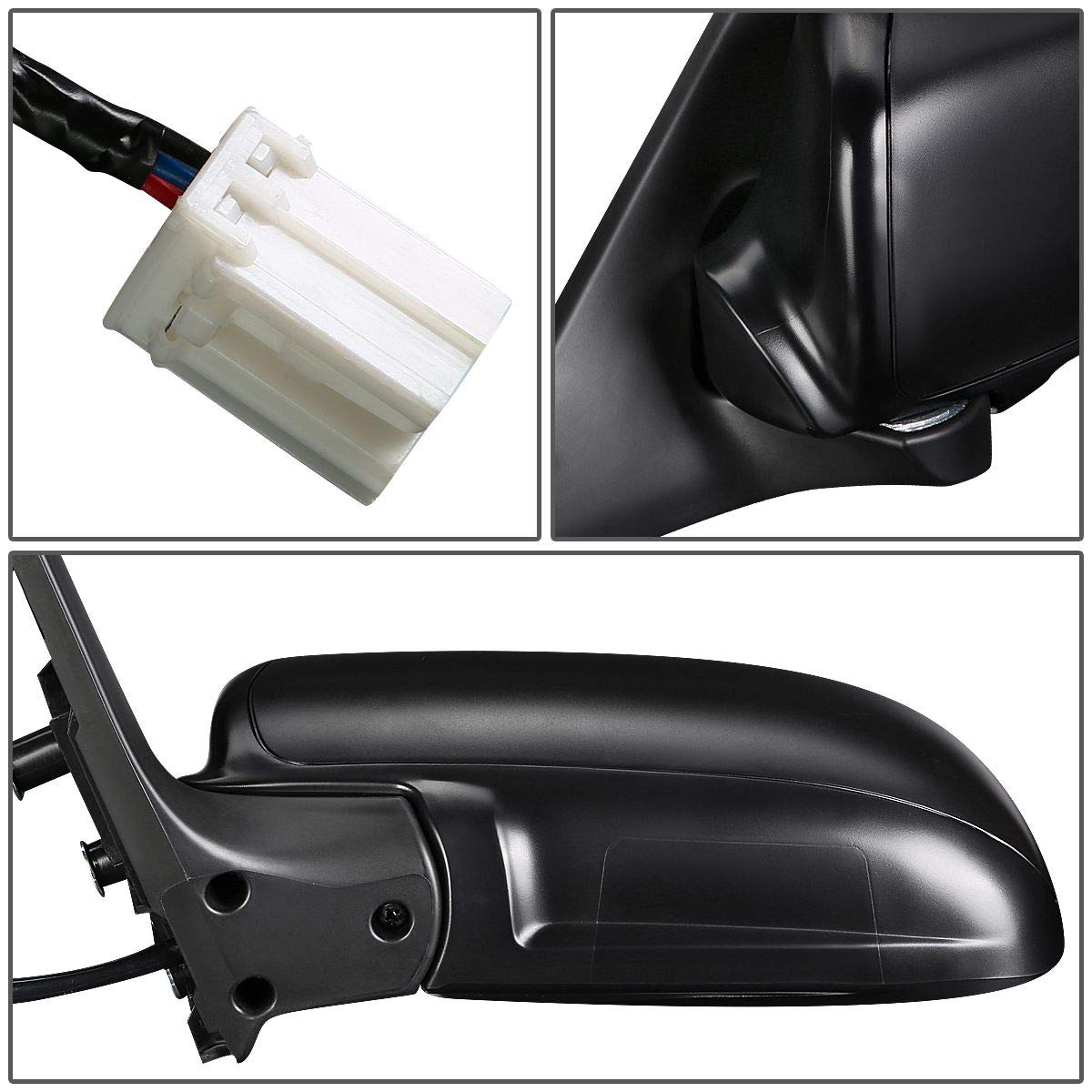 DNA Motoring OEM-MR-NI1320167 For 2007 To 2012 Nissan Sentra OE Style Powered Driver / Left Side View Door Mirror 96302ET01E 08 09 10 11