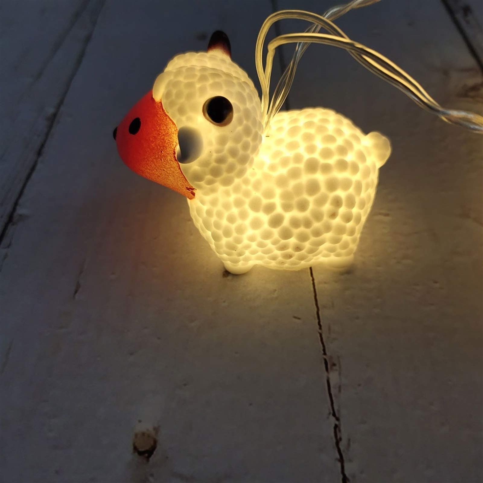 Girlanda świetlna LED, do użytku wewnątrz i na zewnątrz, winylowa, na zewnątrz, na patio, nadaje się do kształtów zwierząt, dekoracja pokoju dziecięcego, lampki nocne