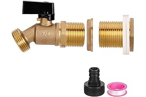WADEO Brass Rain Barrel Spigot: The Perfect Solution for Your Outdoor Water Needs