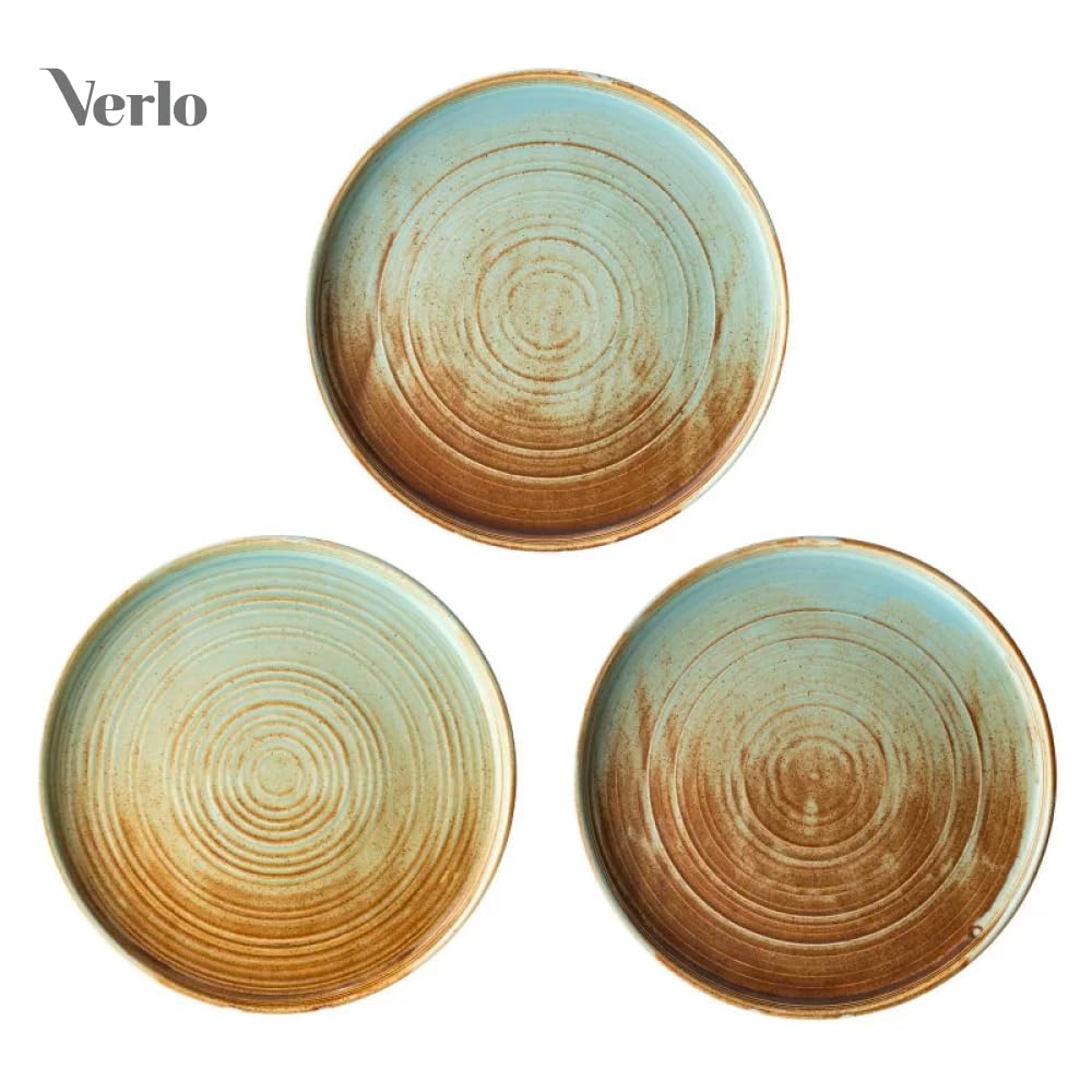 Verlo BRASSI piatto piano smerigliato 21 cm Piatto da portata Piatto decorativo Piatto da cena Piatto per torta in porcellana di alta qualità