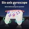 gizala Wireless Game Controller Gamepad Hall Effect Triggers Joystick Game Controller Switch 2 / Switch/PC/Steam/Android/IOS (White)