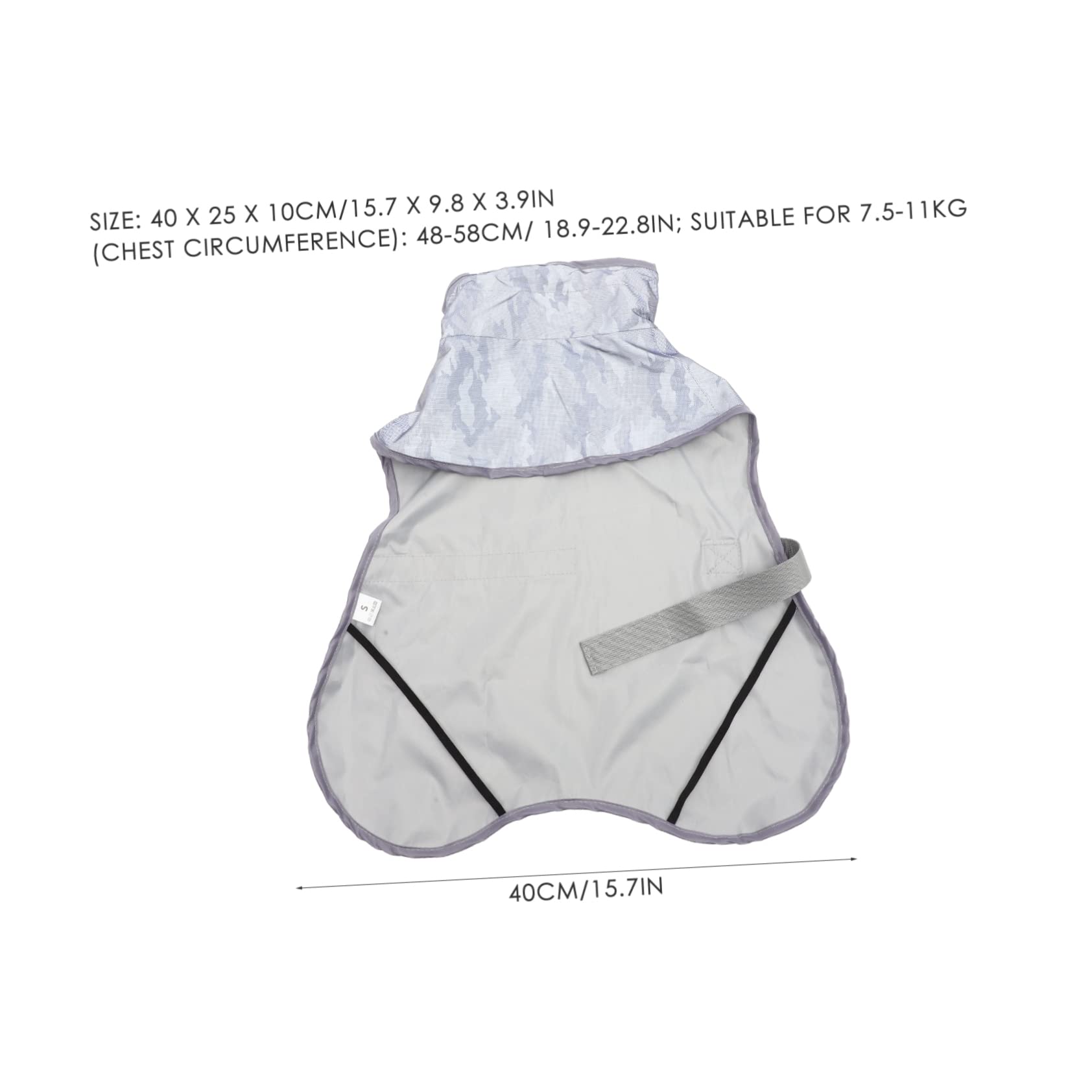FOMIYES Lot De 3 Manteaux De Pluie pour Petits Chiens Matériau Respirant Réfléchissant Facile À Garde Votre Animal Sec